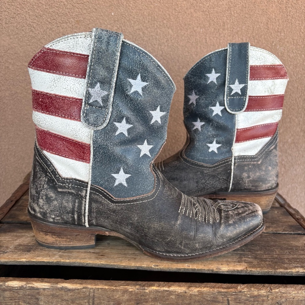 Roper Women’s American Beauty Western Boot - Picture 6 of 10